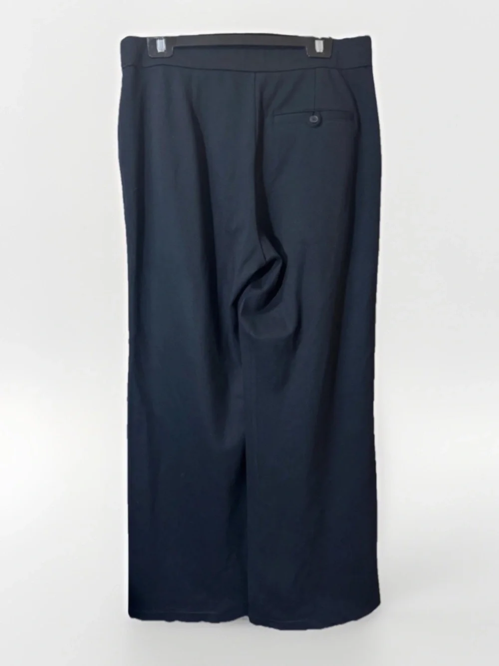 SPANX The Perfect Wide Leg Ponte Knit Trouser Pant in Black 20385R Large - Picture 3 of 7